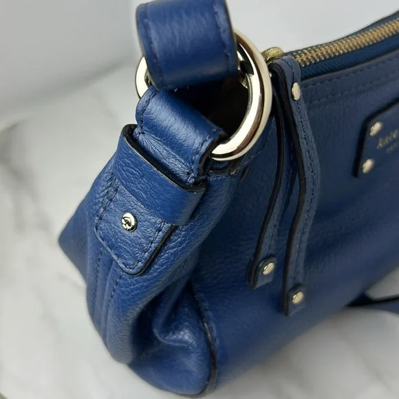 Kate Spade Royal Blue pebble leather AUTHENTIC bag